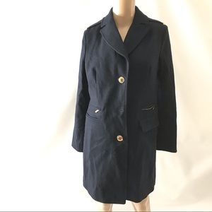 Michael Michael Kors Womens Peacoat Wool Jacket S